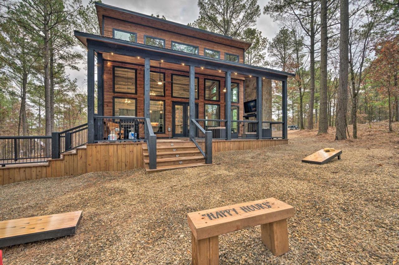Luxury Cabin In The Woods With Hot Tub And Yard Games! Broken Bow Exterior photo